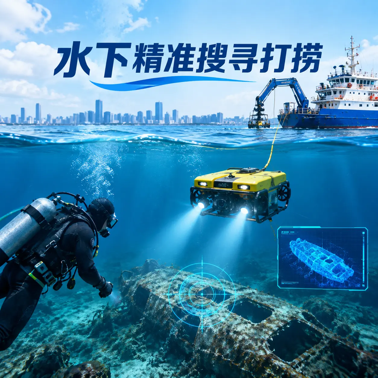 绿园水下精准搜寻打捞